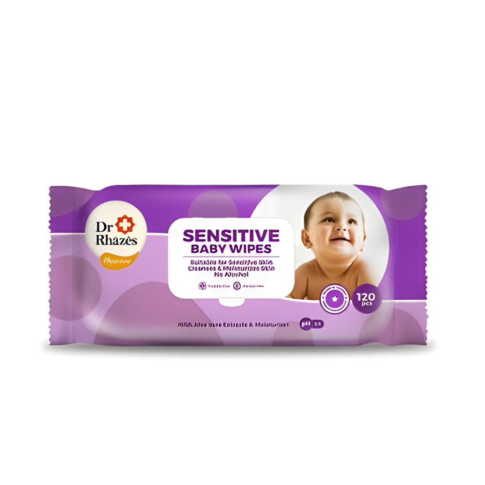 Dr Rhazes Sensitive Baby Wipes 120Pcs Brand: Dr. Rhazes