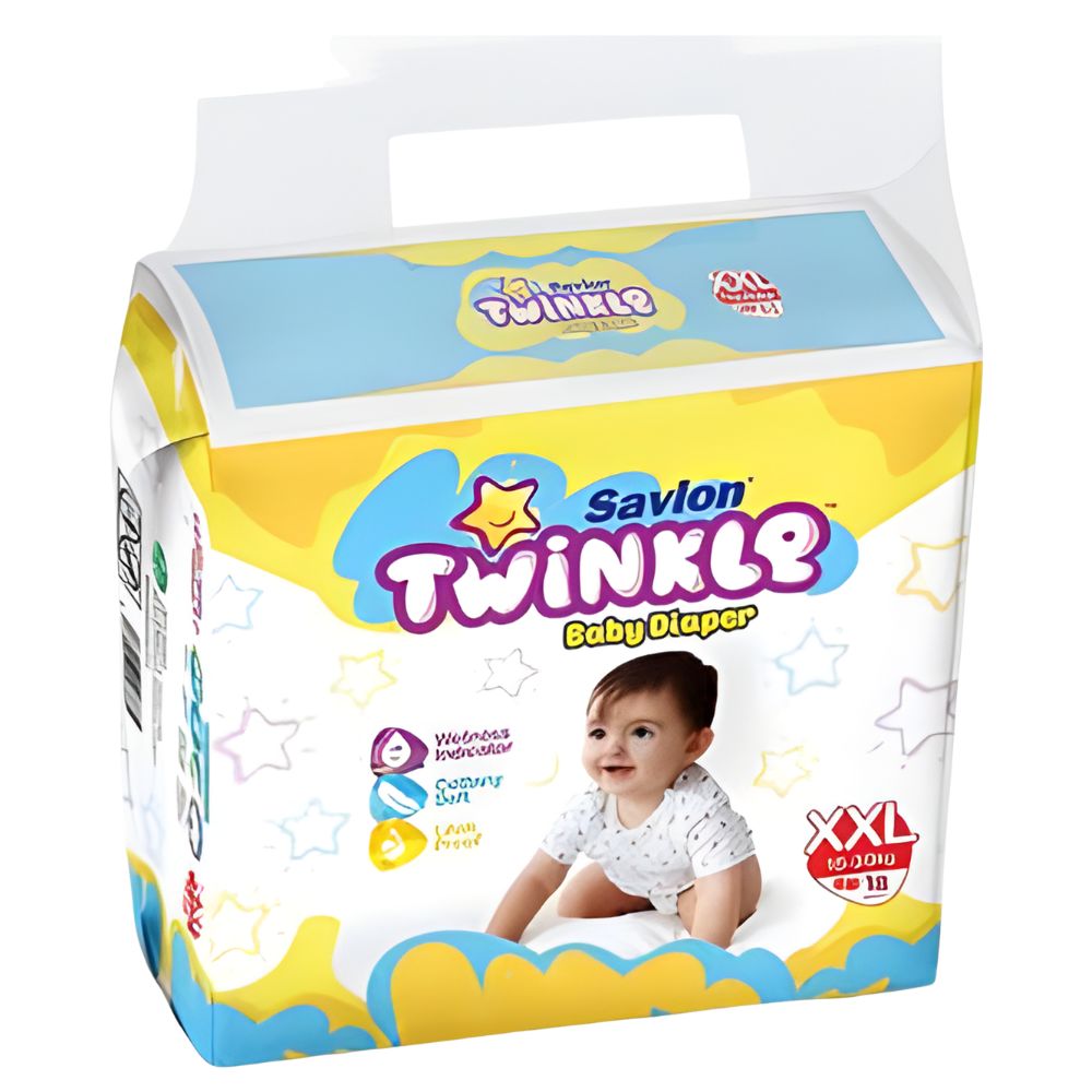 Savlon Twinkle Belt System Baby Diaper (XXL Size) (15-30 kg) (18pcs) - HP19